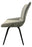 Siena 180º Dark Grey Chair (Black Legs)