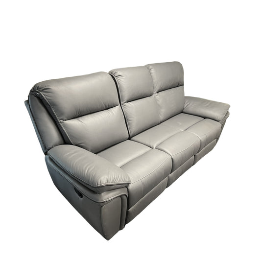 Montana Grey 3 Seat Recliner Sofa