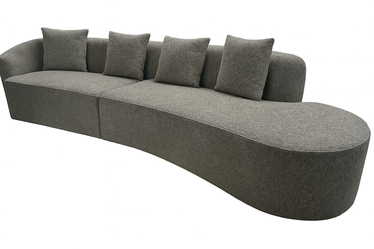 Siena 08 Grey 5 Seater (RH) Sofa