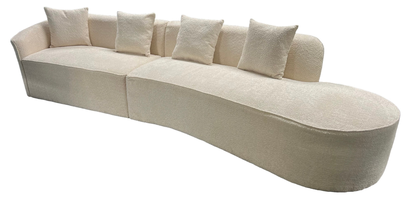 Sofa 08 5 Seater LH/RH (Ivory)