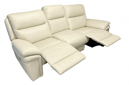 Montana Sofa 01 3 Seat Recliner (Ivory)