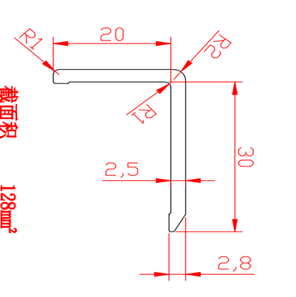 Wall Panel Trim A - WK White Marble - WP 01/02 - 240cm - (1 pack / 10pcs)