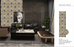 Wall Panel 010 B/ Antique M-Gold - 1 pack(4pcs)