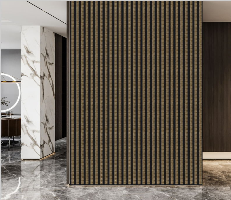Wall Panel 013B / PS G-Brown (Acoustic) - 1 pack(4pcs)