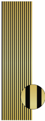 Wall Panel 01 G / Shiny Gold  (Acoustic) - 1 pack(4pcs)