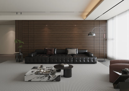 Wall Panel 63T - Walnut - PVC - 240cm - (1 pack / 8pcs)