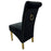 G-Lucy Black Chair (Ring Knocker/Gold Legs)