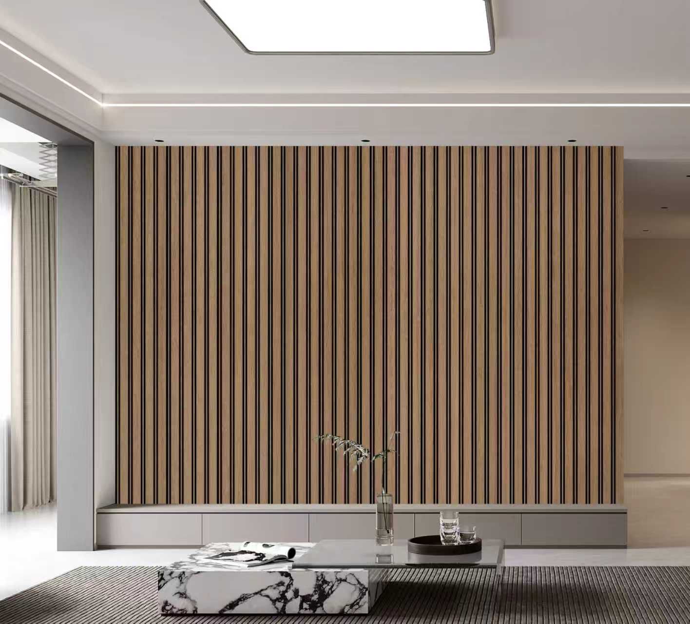 Wall Panel 64D - Dark Oak - PVC - 240cm - (1 pack / 8pcs)