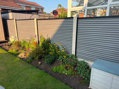 Fencing 94B - Grey Oak - Outdoor - 180cm (1 Pack / 6pcs)