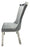 Winsor Dark Grey Chair (Chrome Legs)