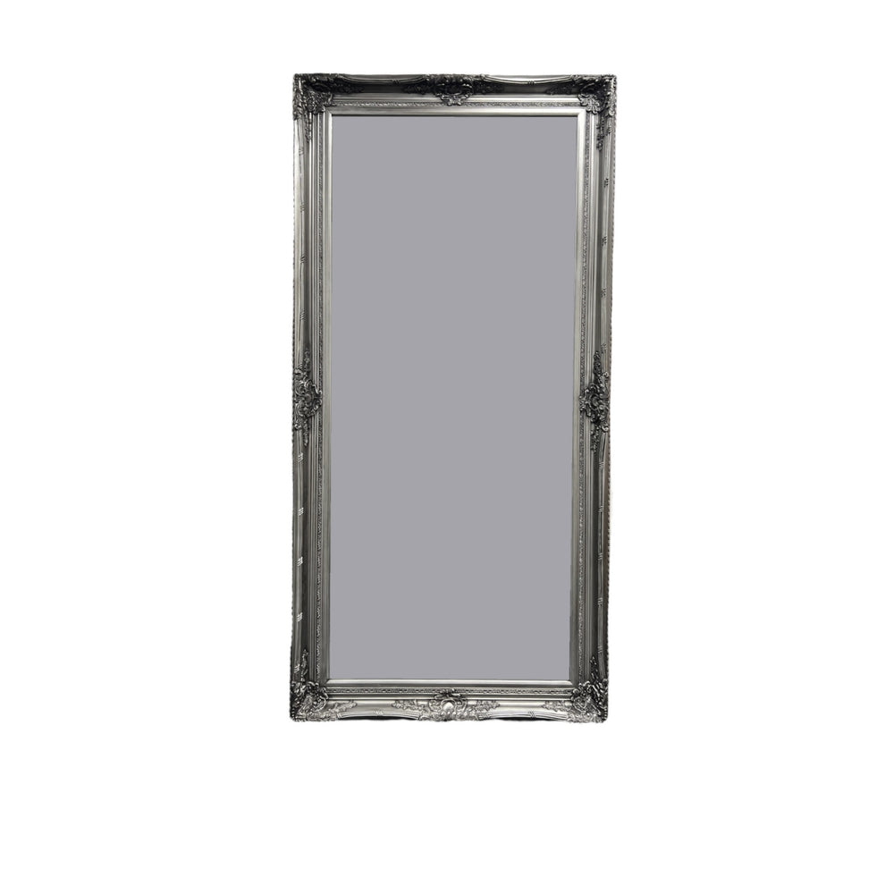 Wooden Frame Mirror/2 Sizes - Grey