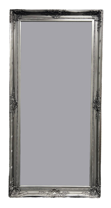 Wooden Frame Mirror/2 Sizes - Grey