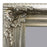 A13/Wooden Frame Mirror/3 Sizes - Silver