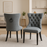 Astra Dark Grey Chair (Black Wooden Legs)