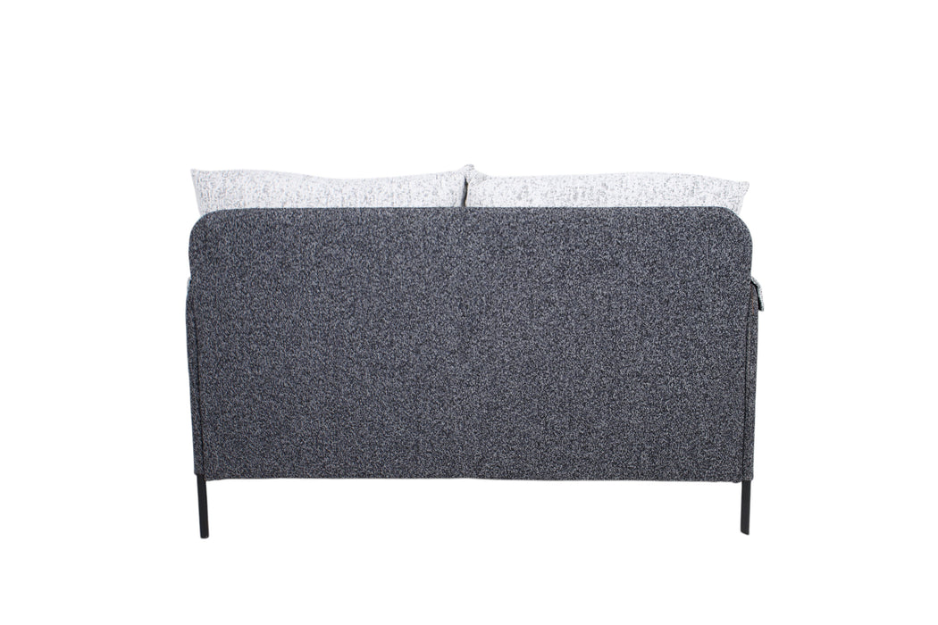 Roma Sofa -2 Seater Grey & Cream Mixed