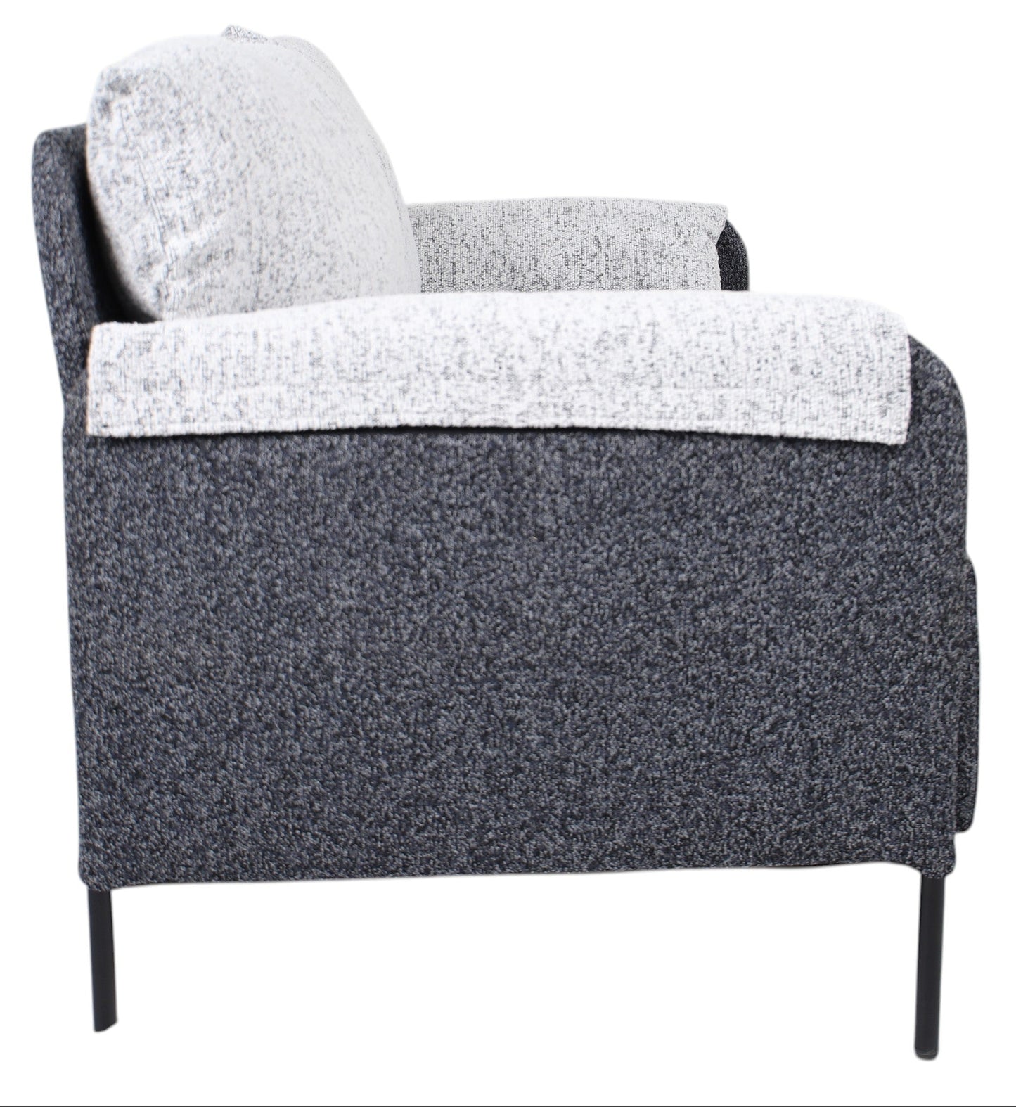 Roma Grey & Cream Mix 2 Seater Sofa