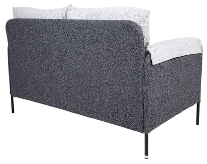 Roma Grey & Cream Mix 2 Seater Sofa