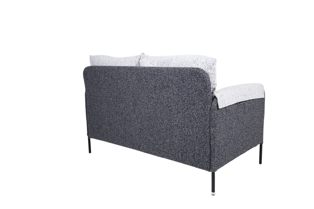 Roma Sofa -2 Seater Grey & Cream Mixed