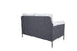 Roma Sofa -2 Seater Grey & Cream Mixed