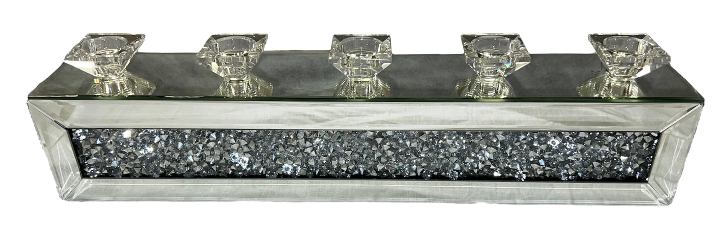 5H Tealight Holder with Diamonds