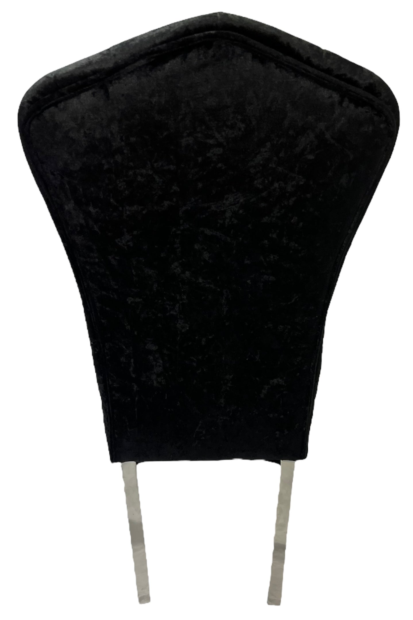Alice Black Chair (Chrome Legs)