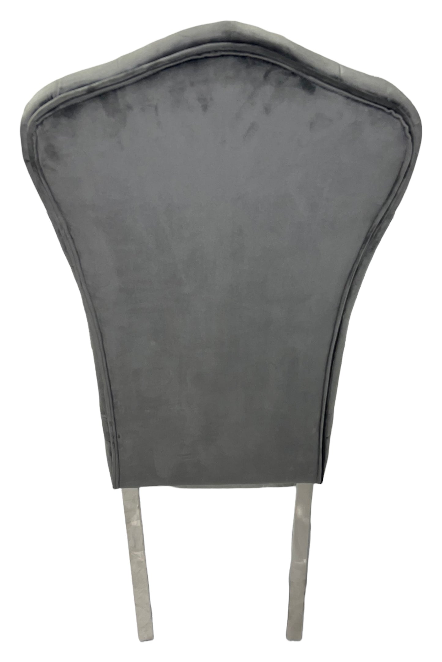 Alice Dark Grey Chair (Chrome Legs)