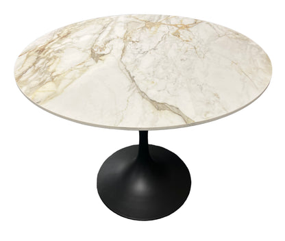 Bentley 0.9m Round Table (Black KD)