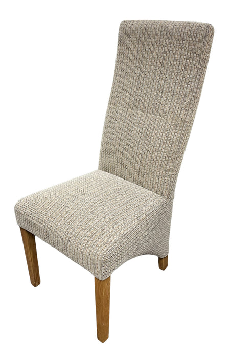 Berry Mixed Brown Fabric Chair