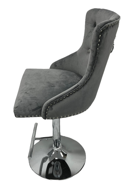 Chelsea 01 Dark Grey Bar Stool