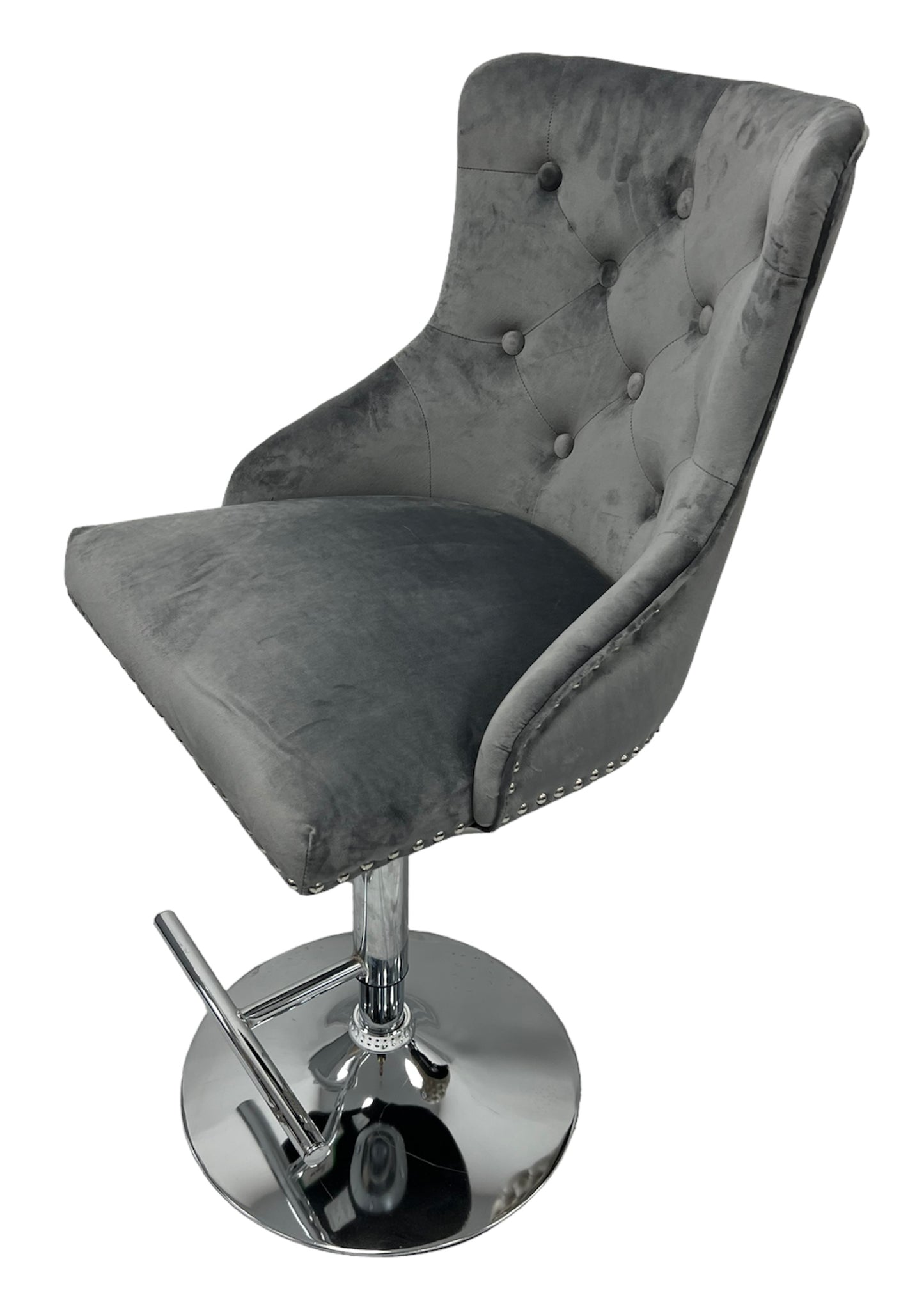 Chelsea 01 Dark Grey Bar Stool