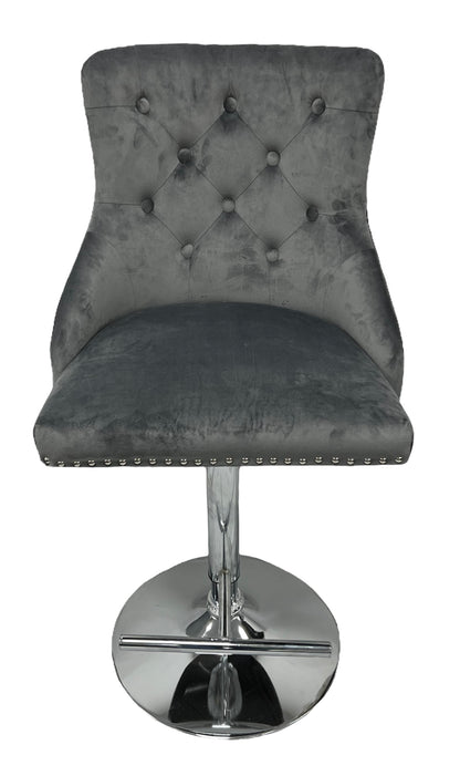 Chelsea 01 Dark Grey Bar Stool
