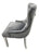 C1/Chelsea Dark Grey Chair (Ring Knocker/Chrome Legs)