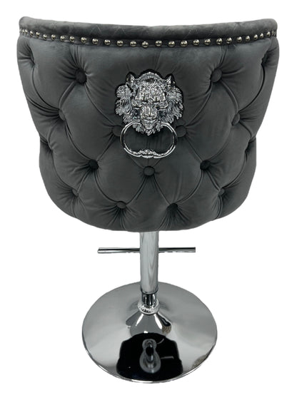 Lewis 01 Dark Grey Bar Stool