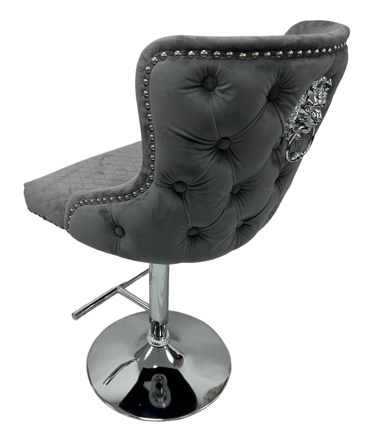 Lewis 01 Dark Grey Bar Stool