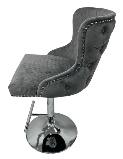 Lewis 01 Dark Grey Bar Stool