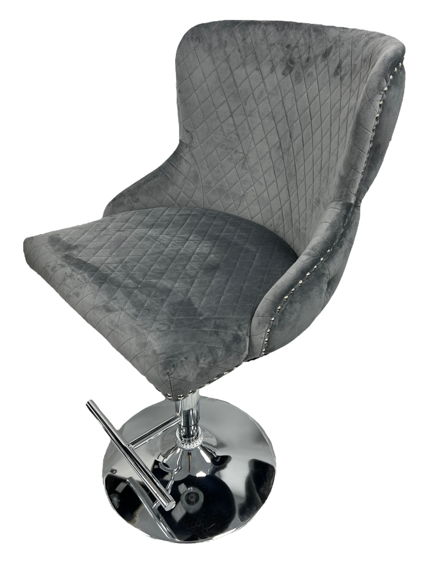 Lewis 01 Dark Grey Bar Stool