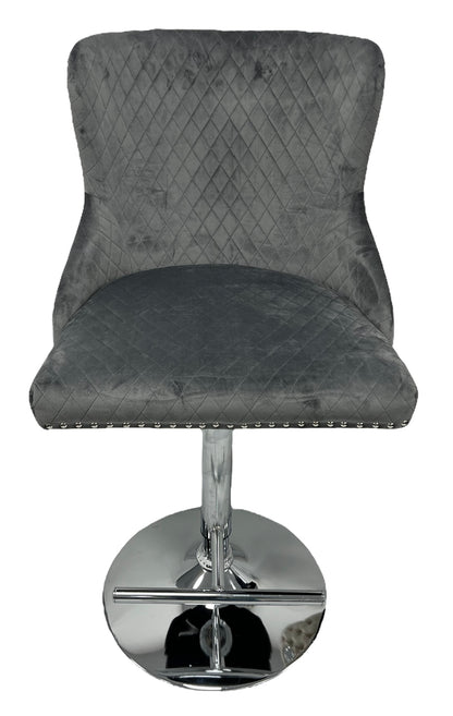 Lewis 01 Dark Grey Bar Stool
