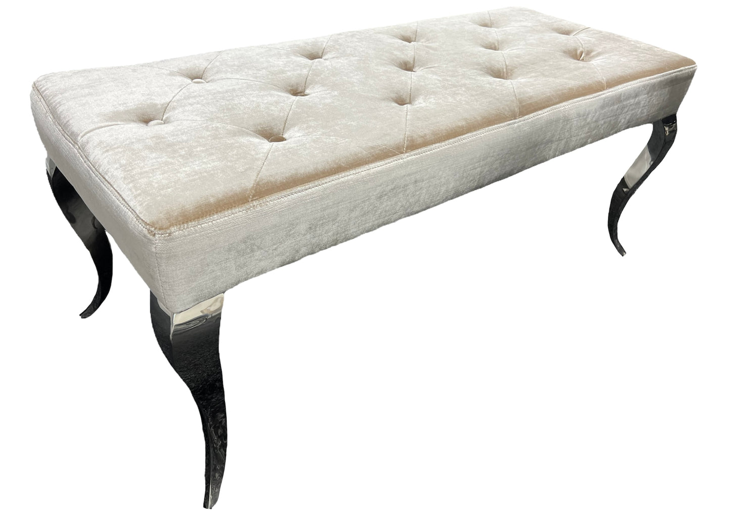 Lewis Shiny Mink Bench 110/130cm