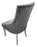 A02/Roma Dark Grey Chair (No Knocker/Chrome Legs)