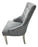 NK-Roma Dark Grey Chair (No Knocker/Chrome Legs)