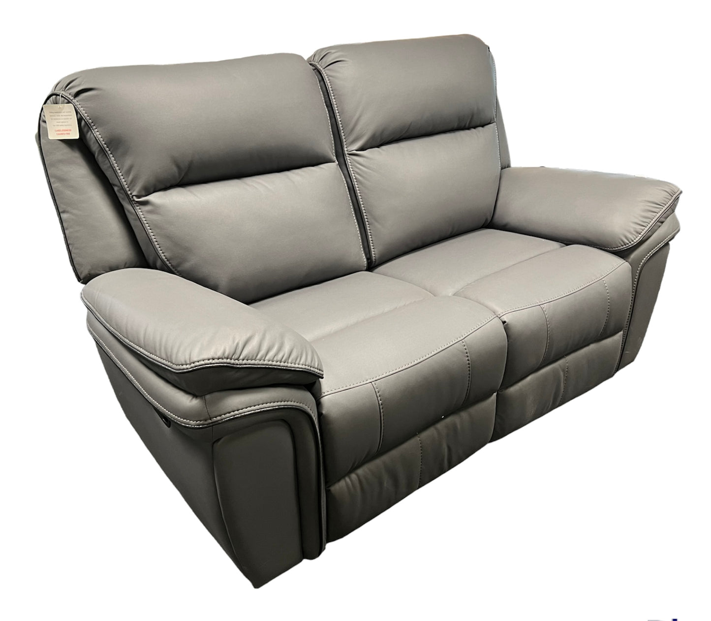 Montana Grey 2 Seat Recliner Sofa
