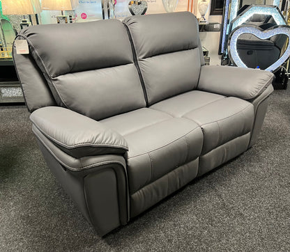 Montana Grey 2 Seat Recliner Sofa