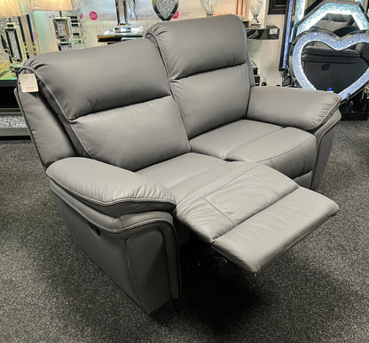 Montana Grey 2 Seat Recliner Sofa