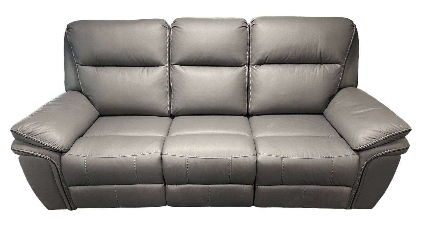 Montana Grey 3 Seat Recliner Sofa