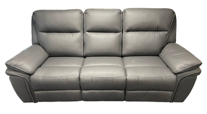 Montana Grey 3 Seat Recliner Sofa
