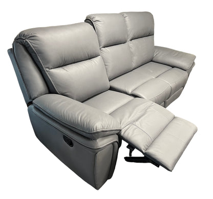 Montana Grey 3 Seat Recliner Sofa