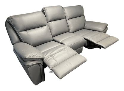 Montana Grey 3 Seat Recliner Sofa