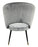A03/Venice Grey Chair (Black Legs)