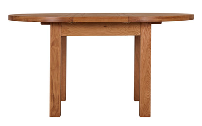 Torino 1.1m Round Extending Dining Table