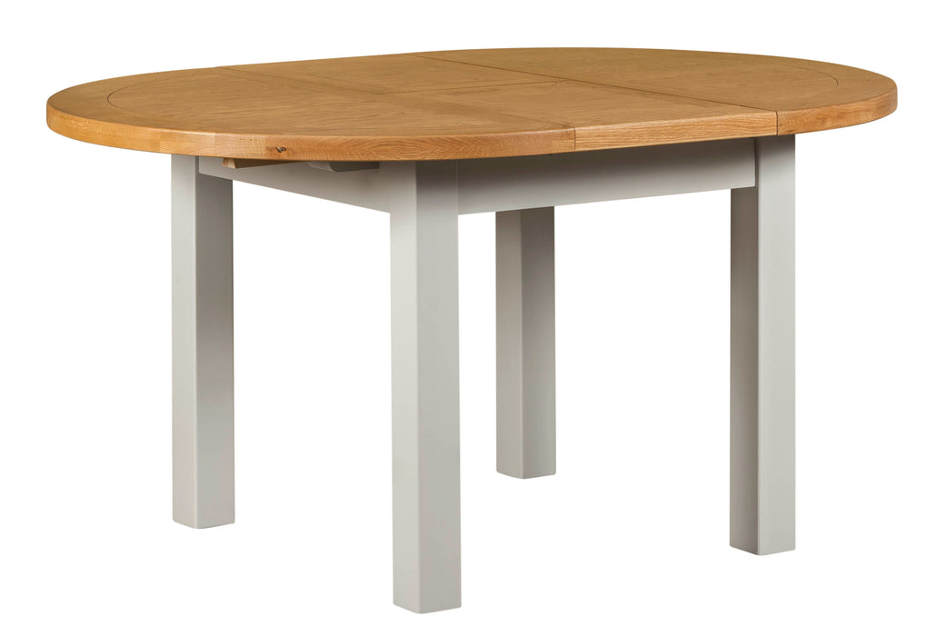 Lucca 1.1m Round Extending Dining Table
